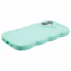Coque arrière en silicone Phonesta Wavy pour Apple iPhone 16 Plus - Vert menthe 5