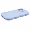 Coque arrière en silicone Phonesta Wavy pour Apple iPhone 16 Plus - Violet 5