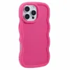 Coque arrière en silicone Phonesta Wavy pour Apple iPhone 16 Pro - Hot Pink 2