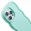 Coque arrière en silicone Phonesta Wavy pour Apple iPhone 16 Pro - Vert menthe 6