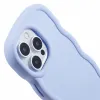 Coque arrière en silicone Phonesta Wavy pour Apple iPhone 16 Pro - Violet 6