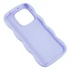 Coque arrière en silicone Phonesta Wavy pour Xiaomi 14T - Violet 4
