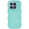 Coque arrière en silicone Phonesta Wavy pour Xiaomi 14T Pro - Vert menthe 0