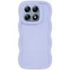 Coque arrière en silicone Phonesta Wavy pour Xiaomi 14T Pro - Violet