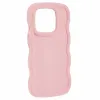 Coque arrière en silicone Phonesta Wavy pour Xiaomi 14T Pro - Rose 3
