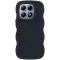 Coque arrière en silicone Phonesta Wavy pour Xiaomi 14T Pro - Noir
