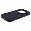 Coque arrière en silicone Phonesta Wavy pour Xiaomi Redmi 14C / Xiaomi Poco C75 - Noir 5