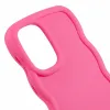 Coque arrière en silicone Phonesta Wavy pour Samsung Galaxy A16 - Hot Pink 6