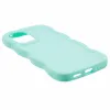 Coque arrière en silicone Phonesta Wavy pour Samsung Galaxy A16 - Vert menthe 4