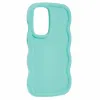 Coque arrière en silicone Phonesta Wavy pour Samsung Galaxy A36/A56 - Vert menthe 3