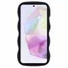 Coque arrière en silicone Phonesta Wavy pour Samsung Galaxy A36/A56 - Noir 2