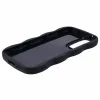 Coque arrière en silicone Phonesta Wavy pour Samsung Galaxy S24 FE - Noir 5