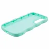 Coque arrière en silicone Phonesta Wavy pour Samsung Galaxy S25/S24 - Vert menthe 5