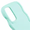 Coque arrière en silicone Phonesta Wavy pour Samsung Galaxy S25/S24 - Vert menthe 6