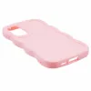Coque arrière en silicone Phonesta Wavy pour Samsung Galaxy S25/S24 - Rose 4