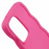 Coque arrière en silicone Phonesta Wavy pour Samsung Galaxy S25 Ultra - Hot Pink 6