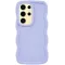 Coque arrière en silicone Phonesta Wavy pour Samsung Galaxy S25 Ultra - Violet