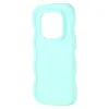 Coque arrière en silicone Phonesta Wavy pour Xiaomi Redmi Note 14 Pro 4G - Vert menthe 4