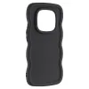 Coque arrière en silicone Phonesta Wavy pour Xiaomi Redmi Note 14 Pro 4G - Noir 3