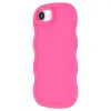 Coque arrière en silicone Phonesta Wavy pour Apple iPhone 17e/16e - Hot Pink 4