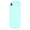 Coque arrière en silicone Phonesta Wavy pour Apple iPhone 17e/16e - Vert menthe 4