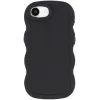 Coque arrière en silicone Phonesta Wavy pour Apple iPhone 17e/16e - Noir