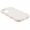 Coque arrière en silicone Phonesta Wavy pour Samsung Galaxy A15 4G/5G - Beige 4