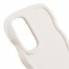 Coque arrière en silicone Phonesta Wavy pour Samsung Galaxy A35 - Beige 6