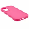 Coque arrière en silicone Phonesta Wavy pour Samsung Galaxy A55 - Hot Pink 4