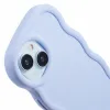 Coque arrière en silicone Phonesta Wavy pour Apple iPhone 15 - Violet 6