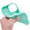 Coque arrière en silicone Phonesta Wavy pour Apple iPhone 15 Pro - Vert menthe 7