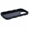 Coque arrière en silicone Phonesta Wavy pour Apple iPhone 15 Pro - Noir 4