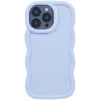 Coque arrière en silicone Phonesta Wavy pour Apple iPhone 15 Pro Max - Violet