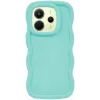 Coque arrière en silicone Phonesta Wavy pour Xiaomi Redmi Note 14 4G - Vert menthe