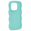 Coque arrière en silicone Phonesta Wavy pour Xiaomi Redmi Note 14 4G - Vert menthe 3