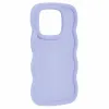 Coque arrière en silicone Phonesta Wavy pour Xiaomi Redmi Note 14 4G - Violet 3