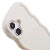 Coque arrière en silicone Phonesta Wavy pour Apple iPhone 17 - Beige 6