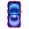 Coque arrière en silicone Phonesta Wavy pour Apple iPhone 17 - Hot Pink 3