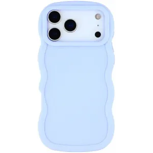 Coque arrière en silicone Phonesta Wavy pour Apple iPhone 17 Pro - Violet