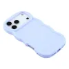 Coque arrière en silicone Phonesta Wavy pour Apple iPhone 17 Pro - Violet 4