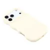 Coque arrière en silicone Phonesta Wavy pour Apple iPhone 17 Pro Max - Beige 4