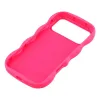 Coque arrière en silicone Phonesta Wavy pour Apple iPhone 17 Pro Max - Hot Pink 6