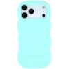 Coque arrière en silicone Phonesta Wavy pour Apple iPhone 17 Pro Max - Vert menthe