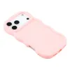 Coque arrière en silicone Phonesta Wavy pour Apple iPhone 17 Pro Max - Rose 4