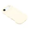 Coque arrière en silicone Phonesta Wavy pour Apple iPhone Air - Beige 3