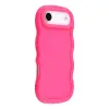 Coque arrière en silicone Phonesta Wavy pour Apple iPhone Air - Hot Pink 2