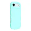 Coque arrière en silicone Phonesta Wavy pour Apple iPhone Air - Vert menthe 2