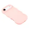 Coque arrière en silicone Phonesta Wavy pour Apple iPhone Air - Rose 4