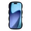 Coque arrière en silicone Phonesta Wavy pour Apple iPhone Air - Noir 3