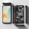 Coque arrière Ringke Fusion X pour Samsung Galaxy A57 - Camo Noir 6